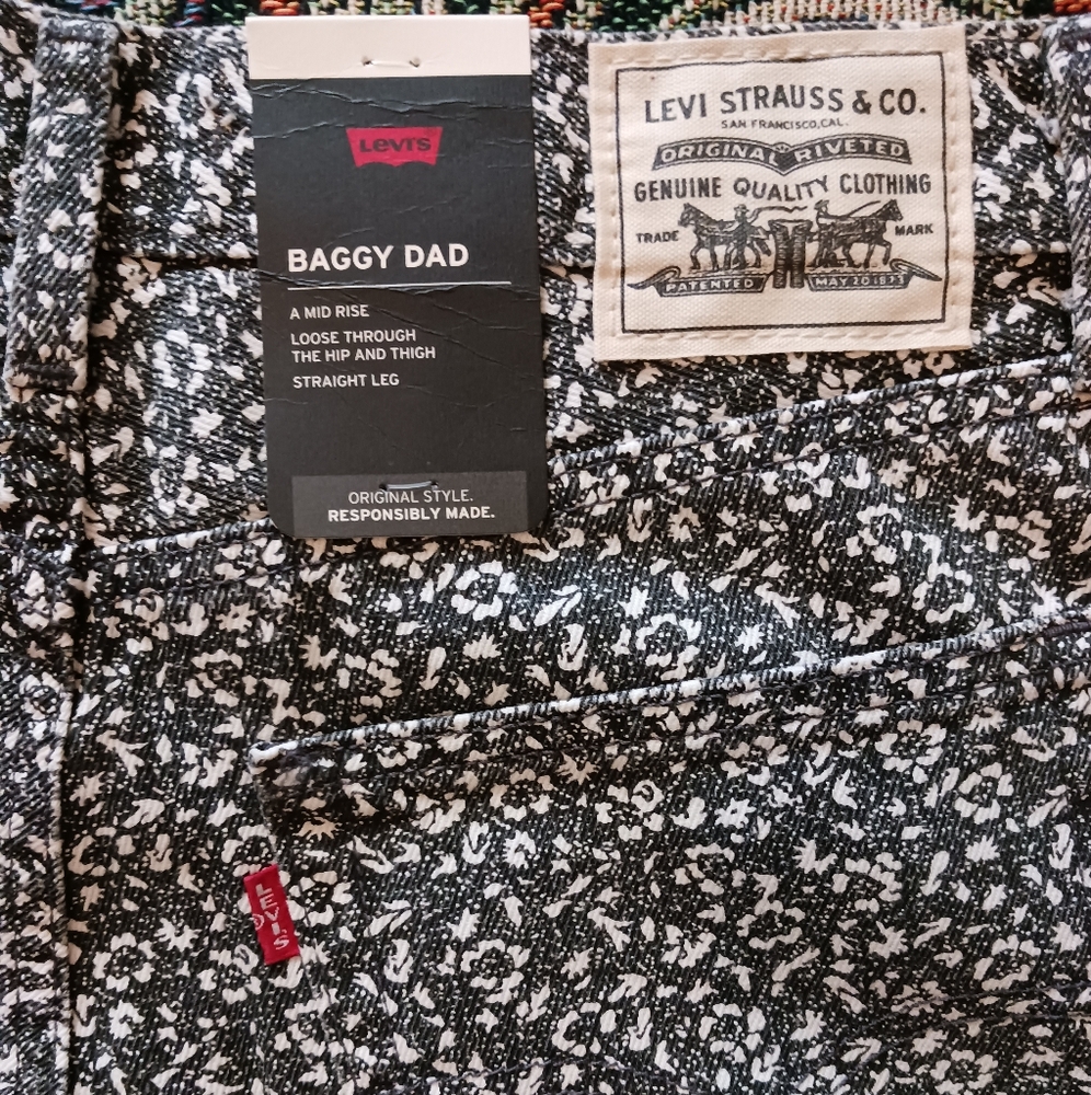 NWT Levi's WellThread Baggy Dad Jeans 29 X 28